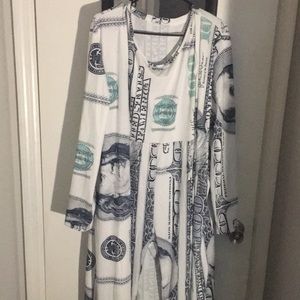 $100 dollar bill jumpsuit outfit
